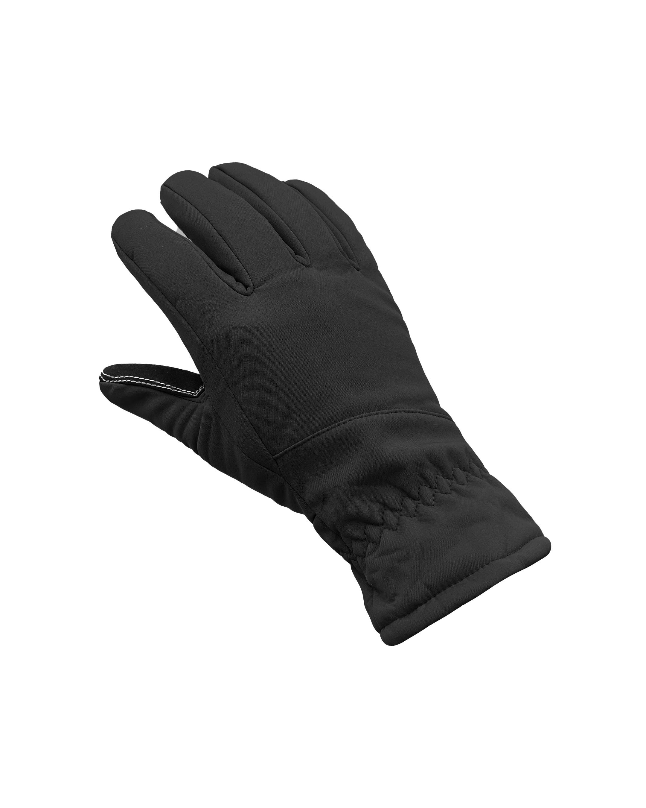 Перчатки военные мужские зимние SoftShell 2XL Черный (RUK-6.2.XXL)