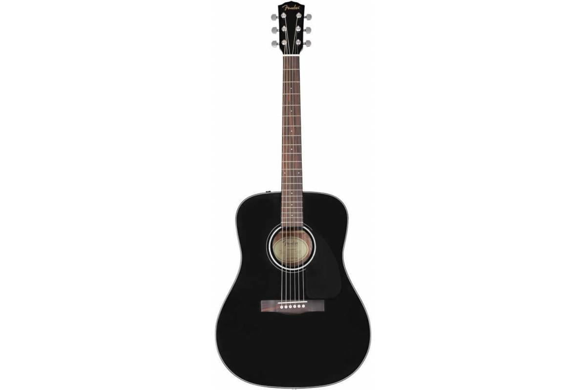 Акустическая гитара Fender CD-60 V3 WN Black