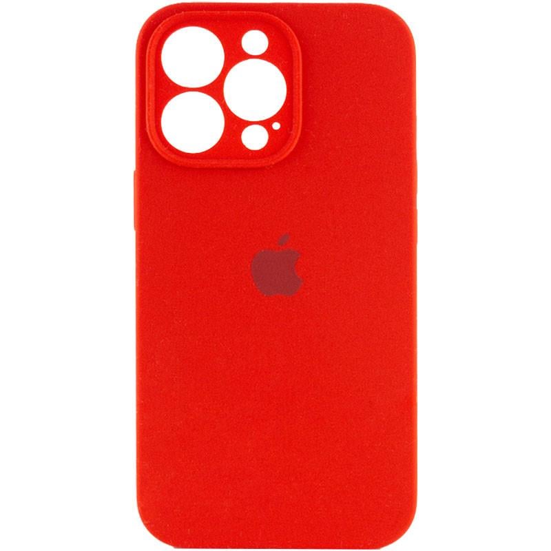 Противоударный чехол Silicone Case Full Camera Protective AA для Apple iPhone 13 Pro Max 6.7" Красный/Red