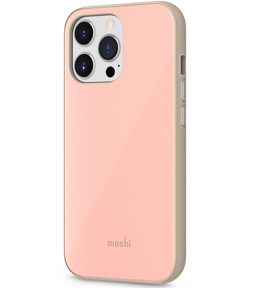 Чехол-накладка Moshi iGlaze Slim Hardshell Case for iPhone 13 Pro, Dahlia Pink (99MO132012) - фото 1