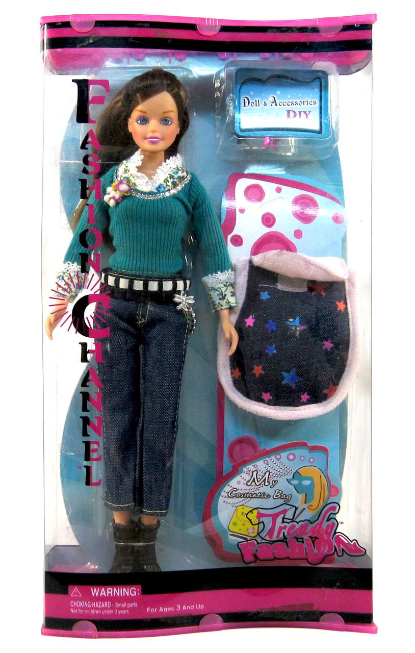 Кукла Trendy Fashion 35402 в повседневной одежде с сумкой