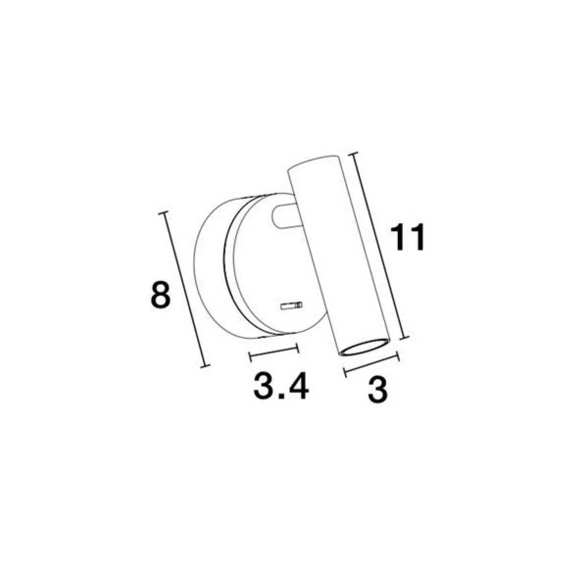 Спот Nova Luce 9030202 CLIP - фото 5