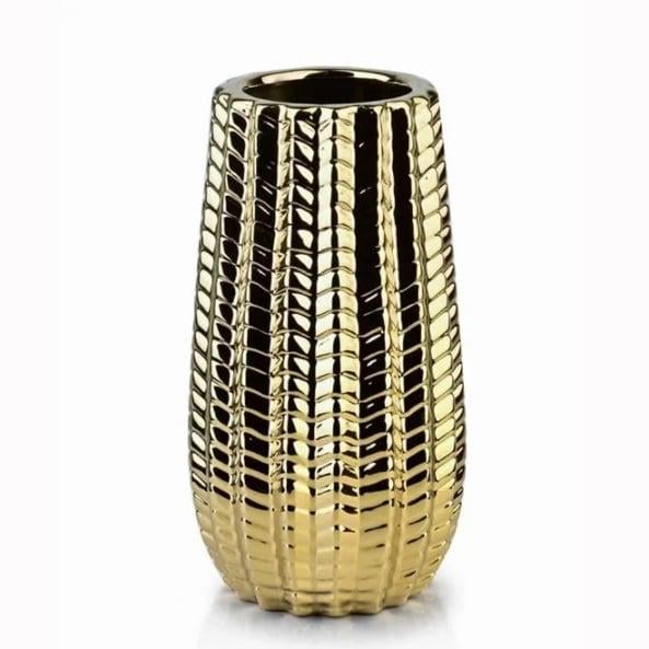 Ваза керамическая Flora Cactus Gold (30317) Ваза керамическая Flora Cactus Gold (30317)