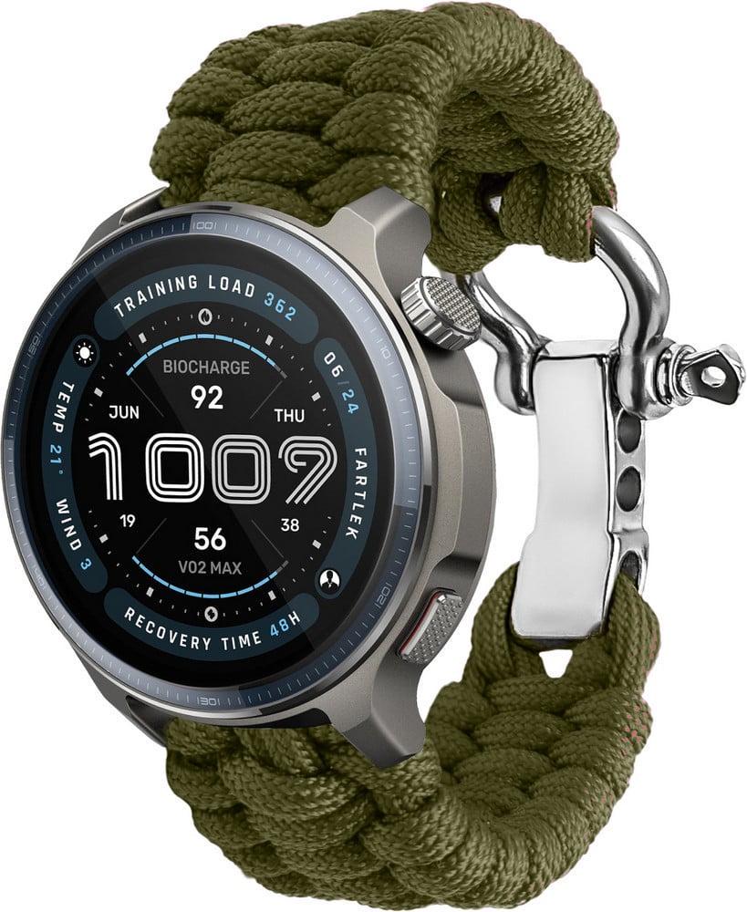 Ремешок из паракорда Ruper для смарт-часов Amazfit Balance 2 Khaki (42239-17)