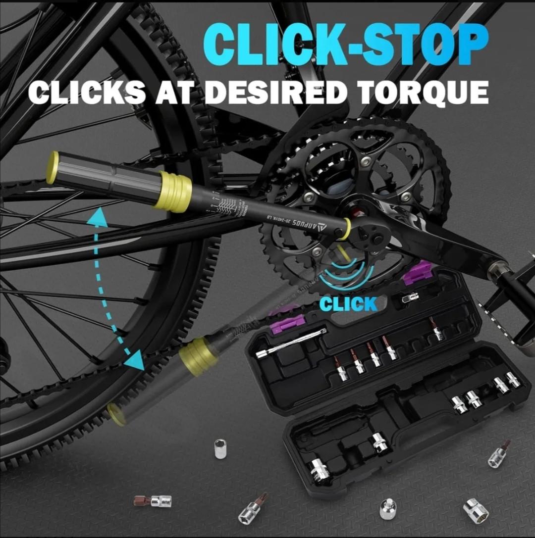 Динамометрический ключ Anpuds 1/4 20-240 in/lb точный профессиональный для ремонта авто 21 шт. - фото 5 Динамометрический ключ Anpuds 1/4 20-240 in/lb точный профессиональный для ремонта авто 21 шт. - фото 5