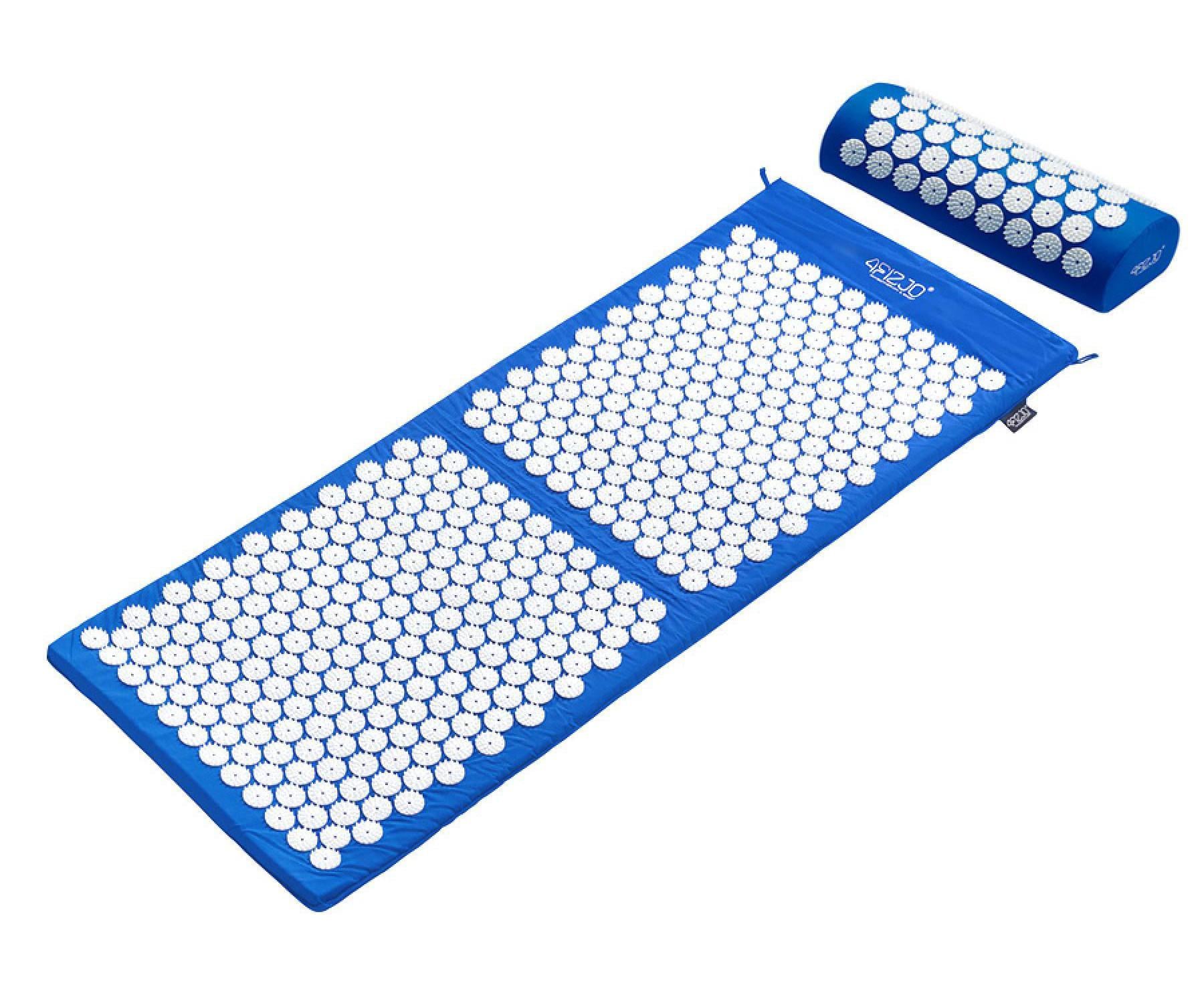 Коврик акупунктурный 4FIZJO Аппликатор Кузнецова с валиком 128x48 см Blue (25804) Коврик акупунктурный 4FIZJO Аппликатор Кузнецова с валиком 128x48 см Blue (25804)