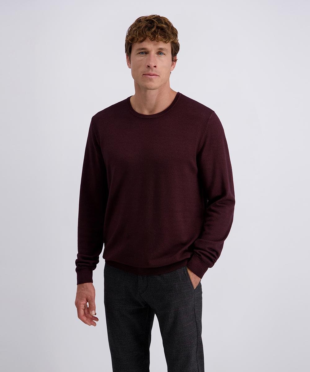 Джемпер чоловічий вовняний XXL Бордовий (C5 50700.5037.4313-XXL)