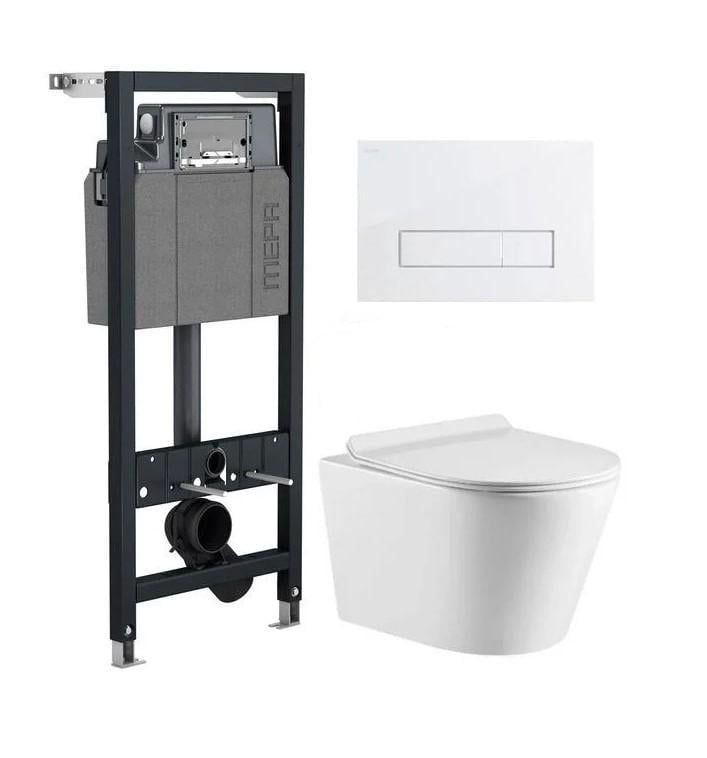 Комплект инсталляции REHAU MEPA P31 с подвесным унитазом Orion Tornado Slim Duroplast/Soft-close (OT299S97004RM)