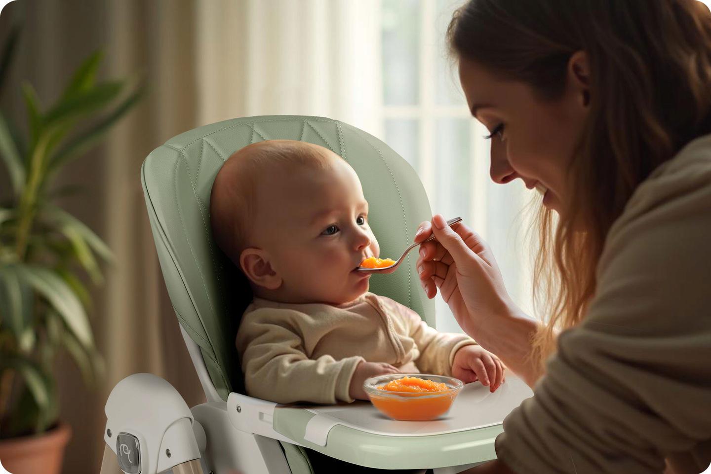 Стульчик-качели для кормления Nukido Elite 3в1 Green (700803) - фото 10 Стульчик-качели для кормления Nukido Elite 3в1 Green (700803) - фото 10