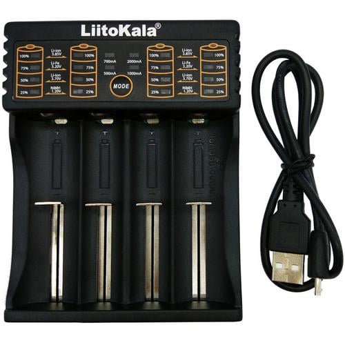 Зарядний пристрій LiitoKala Lii-402 battery charger TYPE-C (7685)