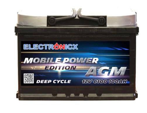 Батарея аккумуляторная Electronicx Mobile Power Edition AGM 100 Ah 12 V (889829) - фото 2