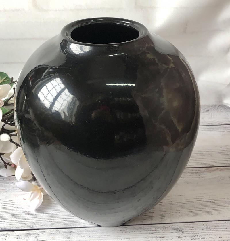 Ваза керамическая BonaDi Велеса антик 32 см Black (10199888) Ваза керамическая BonaDi Велеса антик 32 см Black (10199888)