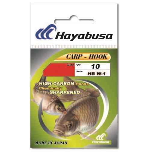 Крючки Hayabusa W1 Carp Hook №4 10 шт. - фото 2