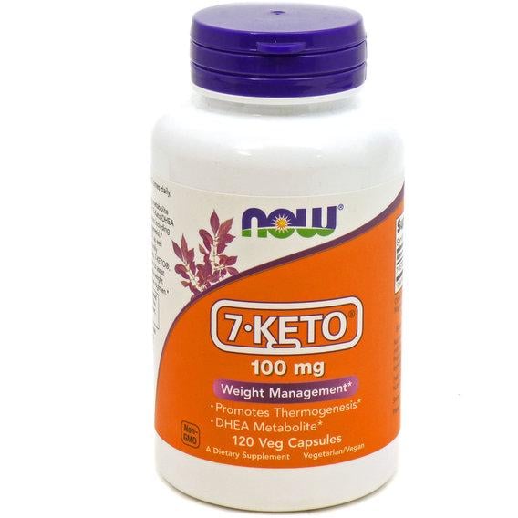 ДГЕА NOW Foods 7-Keto Weight Management 100 мг 120 Veg Caps