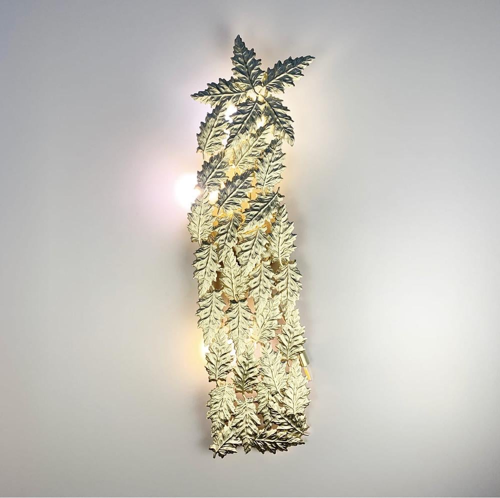 Бра во флористических мотивах Сатин (WB 5058-В)