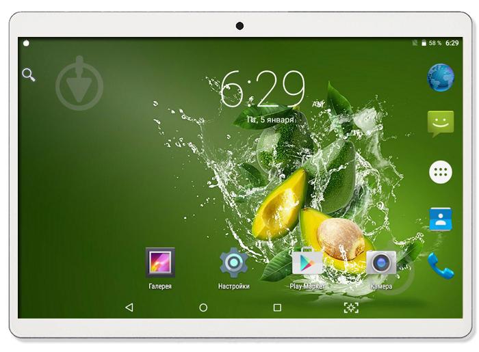 Планшет-телефон Adronix MT116 2GB RAM Silver + Чехол-книжка + Карта памяти 64GB