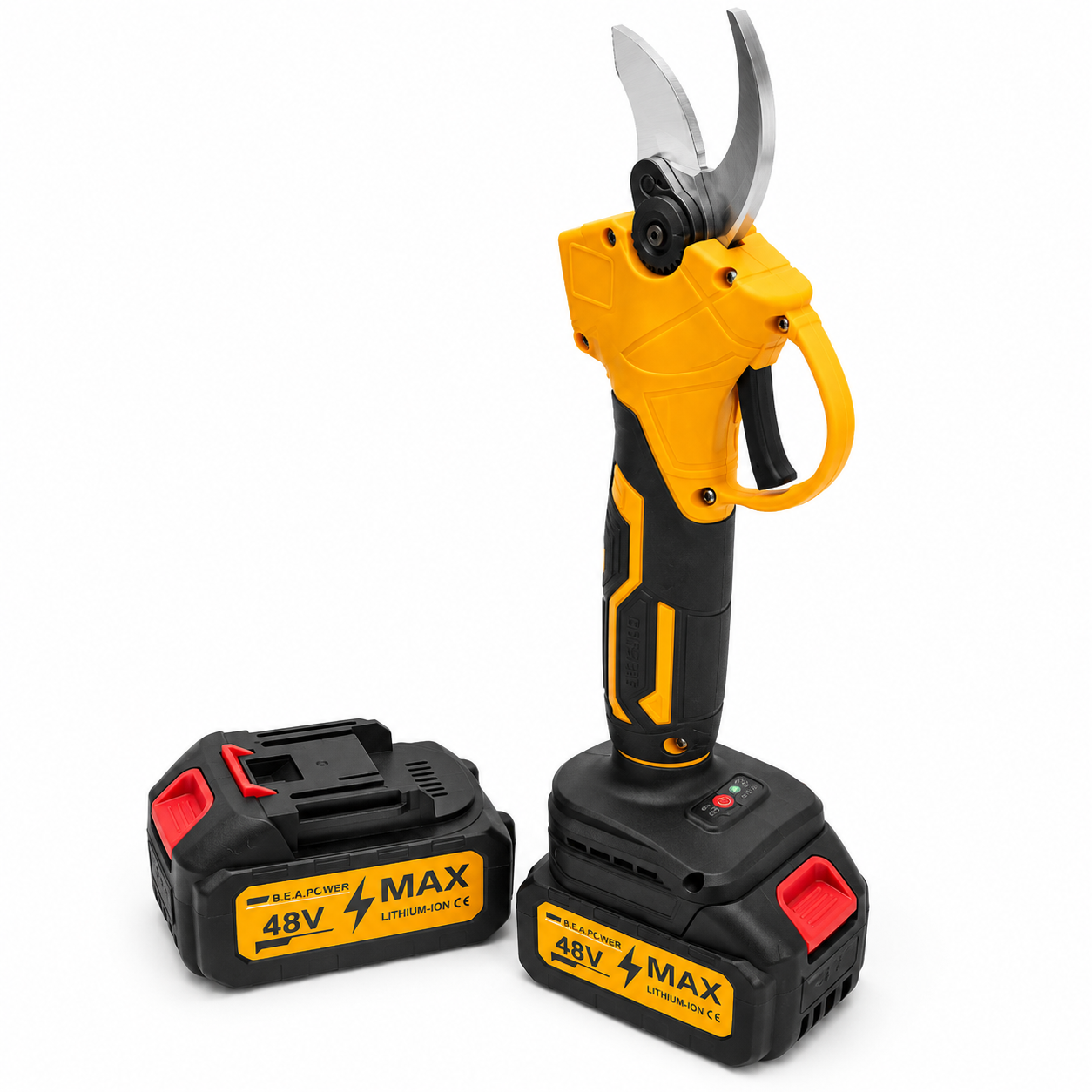 Секатор аккумуляторный AlFAR Germany PRO DCM680P2 бесщеточный 48V 6 AH рез 30 мм Желтый (DCM680P2)
