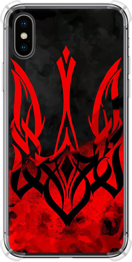 Чехол на iPhone X Герб Украины v2 (5312sp-1050-42517)
