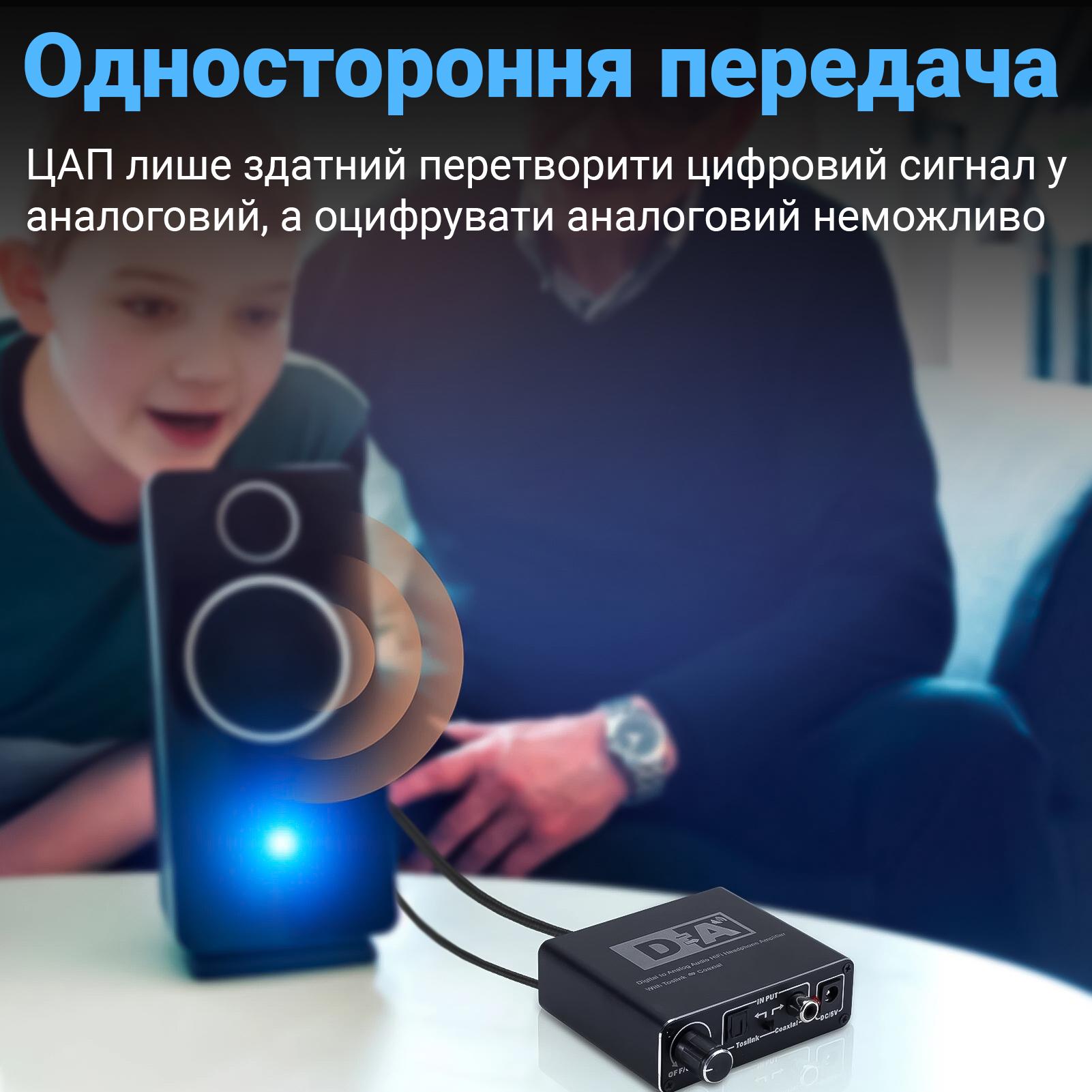 Перетворювач цифро-аналоговий Addap DAC-02 ЦАП із Toslink SPDIF та коаксіалу на RCA/mini Jack/SPDIF/коаксіал - фото 12