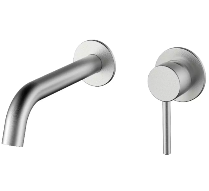 Смеситель для раковины Devit Flow 550537BN скрытого монтажа Brushed Nickel (598905)