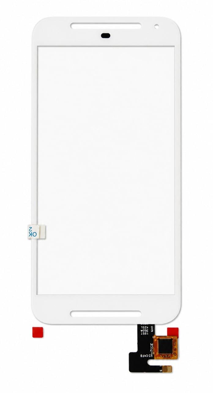 Дисплей Touchscreen для Motorola XT1062/XT1063/XT1064 Moto G2 Белый (000046152)