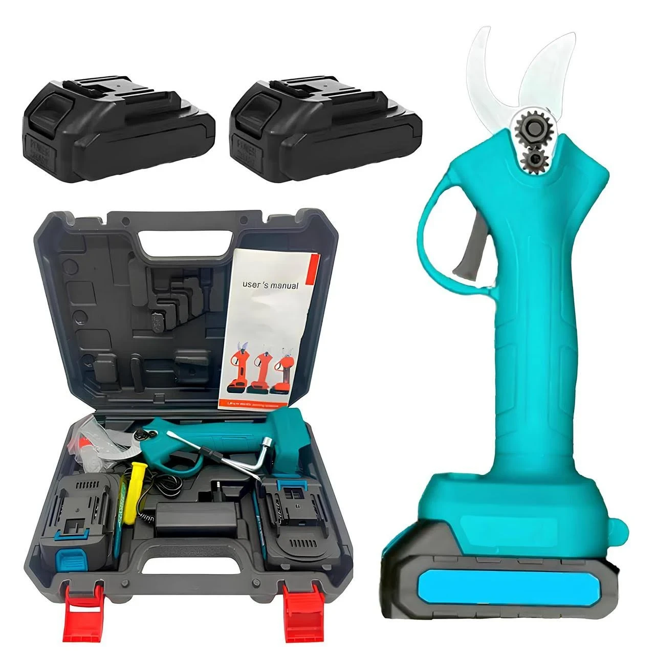 Секатор акумуляторний Crafting Tools у кейсі та 2 акумулятори 21В (34315545) Секатор акумуляторний Crafting Tools у кейсі та 2 акумулятори 21В (34315545)