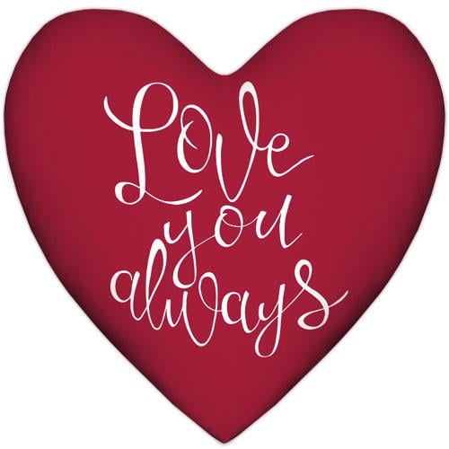 Подушка сердце XXL Love you always 57x57 см (6PS_17L001)