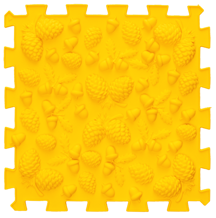 Розвиваючий килимок масажний Ortek Жолуді 1 ел. 26x26 см (OR00001471)