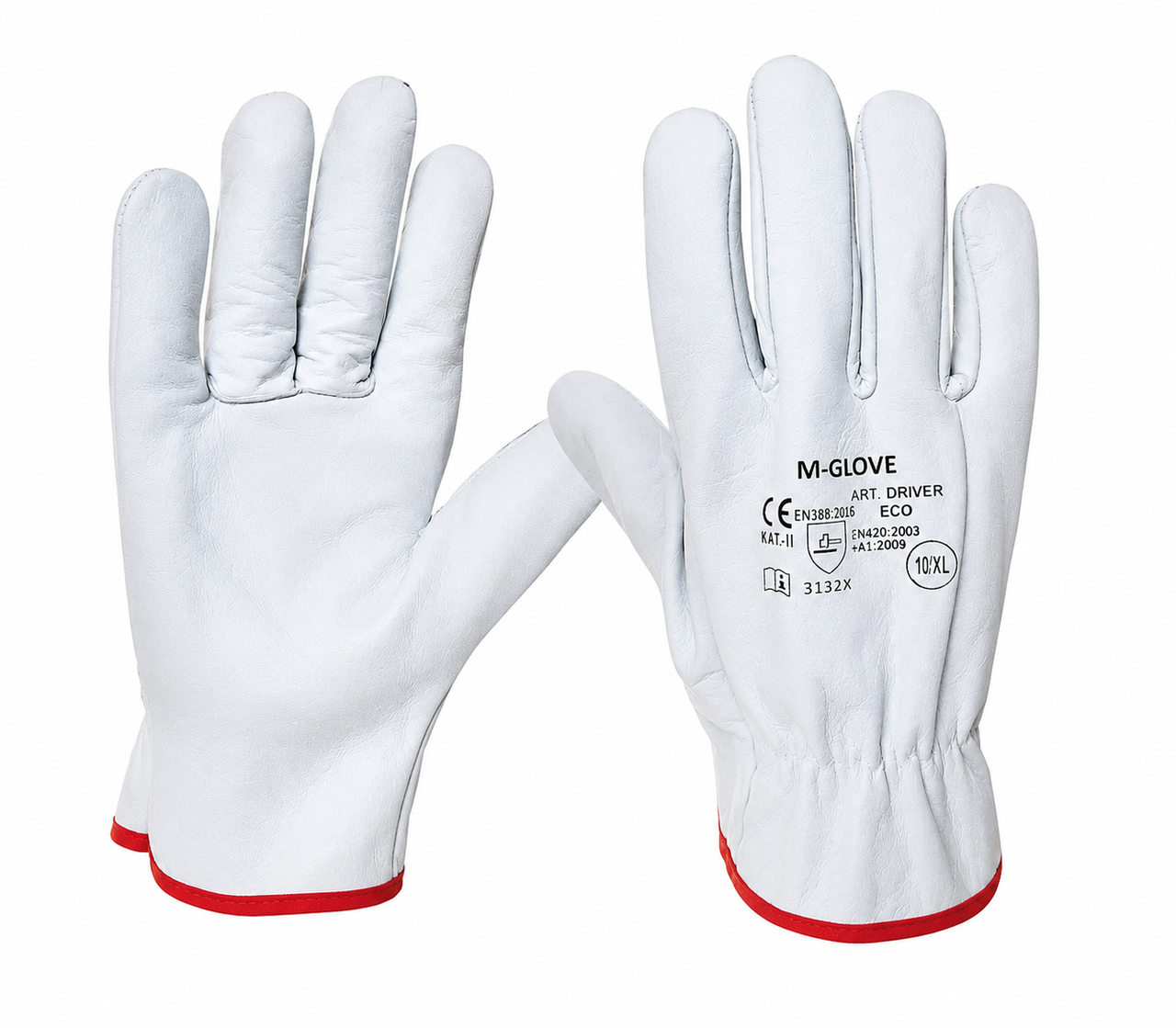 Перчатки рабочие M-GLOVE DRIVER ECO из натуральной кожи р. 10 (3104672970)