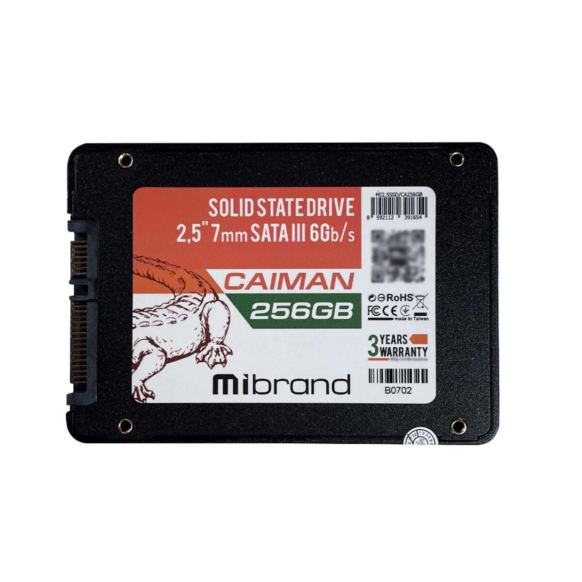 Твердотільний накопичувач SSD Mibrand Spider 256 Gb SATAIII 3D TLC 550/460 MB/s (MI2.5SSD/SP256GBST)