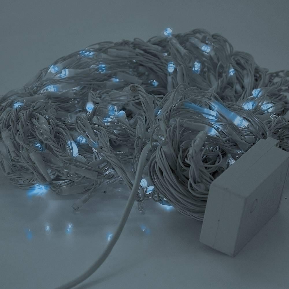 Гірлянда 480 LED Водоспад 8 режимів 3х2 м біла ізоляція Blue