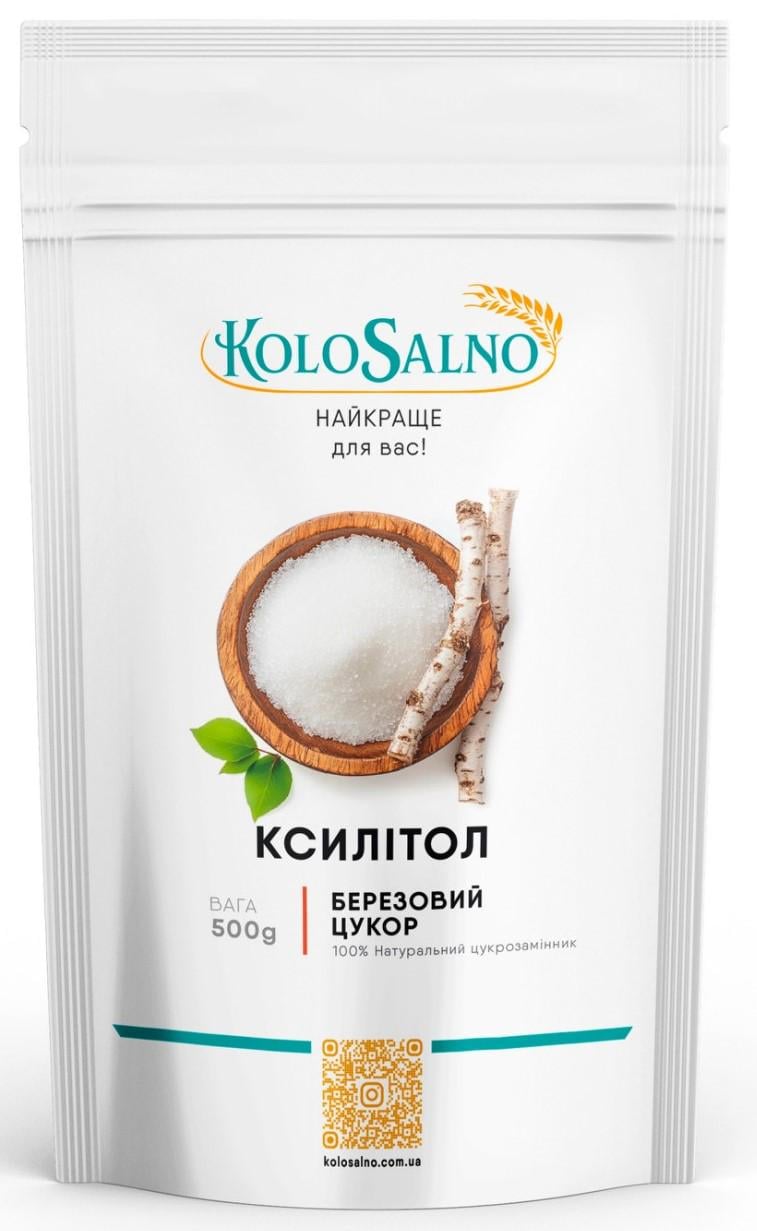 Ксилитол KoloSalno березовый сахар 500 г - фото 1 Ксилитол KoloSalno березовый сахар 500 г - фото 1