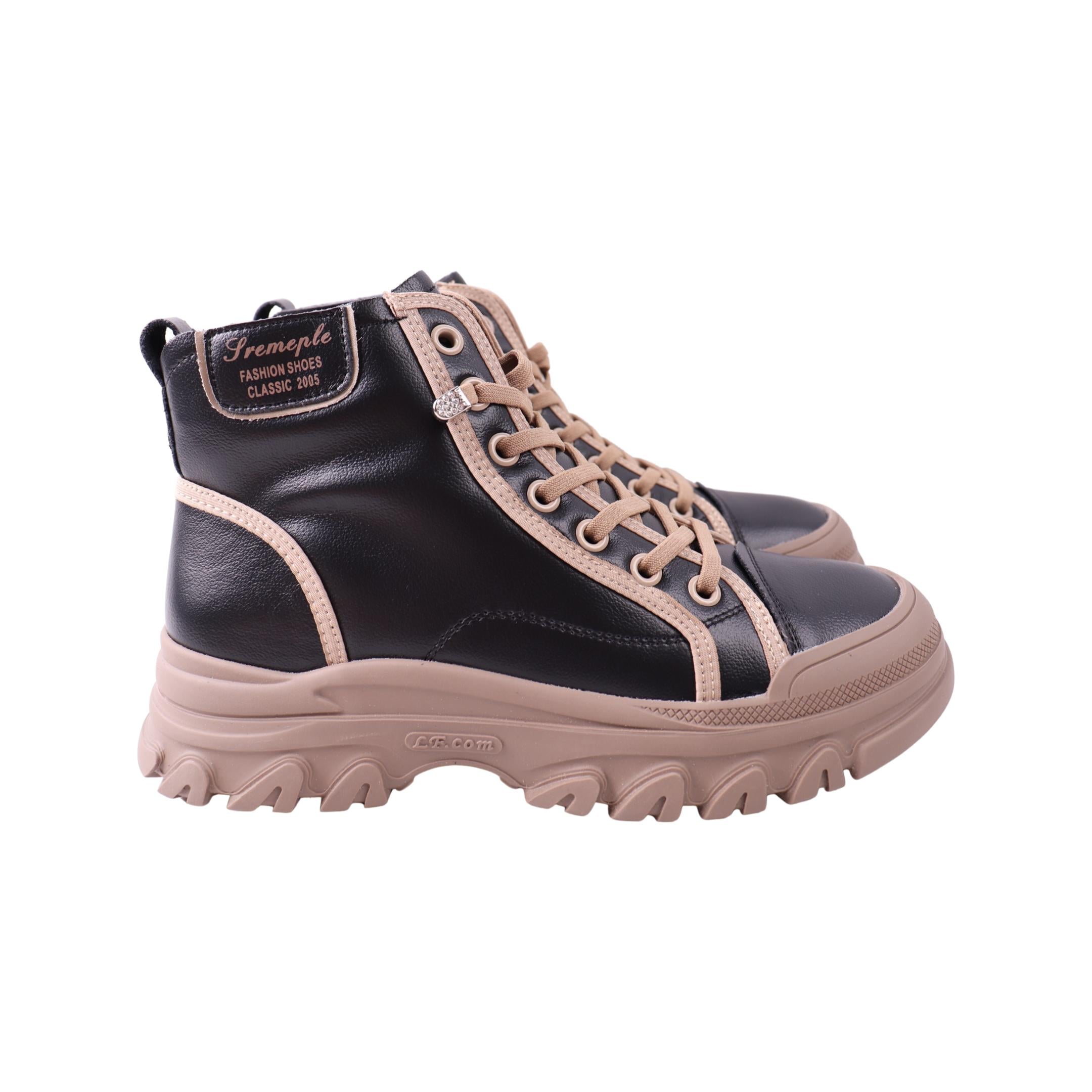 Ботинки женские FARINNI 487-23DHS натуральная кожа р. 38 Черный (29185190)