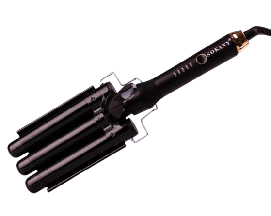 Плойка потрійна для волосся Sokany SK-669 з керамічним покриттям 25 мм 50 Вт Чорний (2145388685)