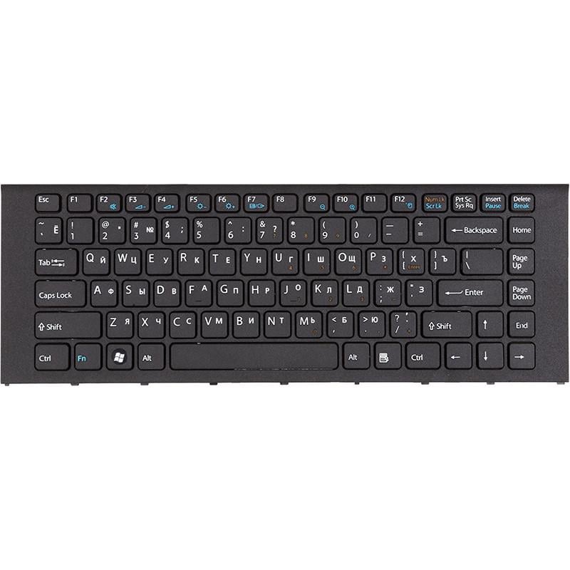 Клавиатура Power для ноутбука Sony Vaio VPC-EA черный фрейм Черный