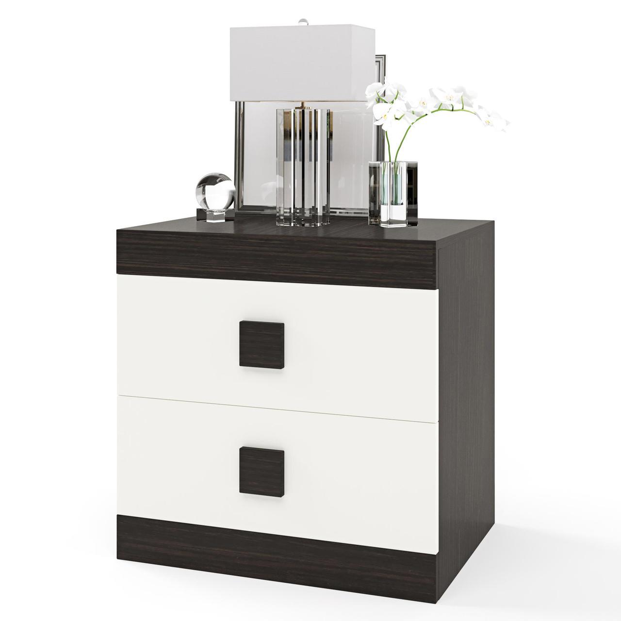 Спальня дитяча Еверест Соната Комплект 8 модульна 3 елементи Венге темний/Білий (DTM-2592) - фото 3 Спальня дитяча Еверест Соната Комплект 8 модульна 3 елементи Венге темний/Білий (DTM-2592) - фото 3