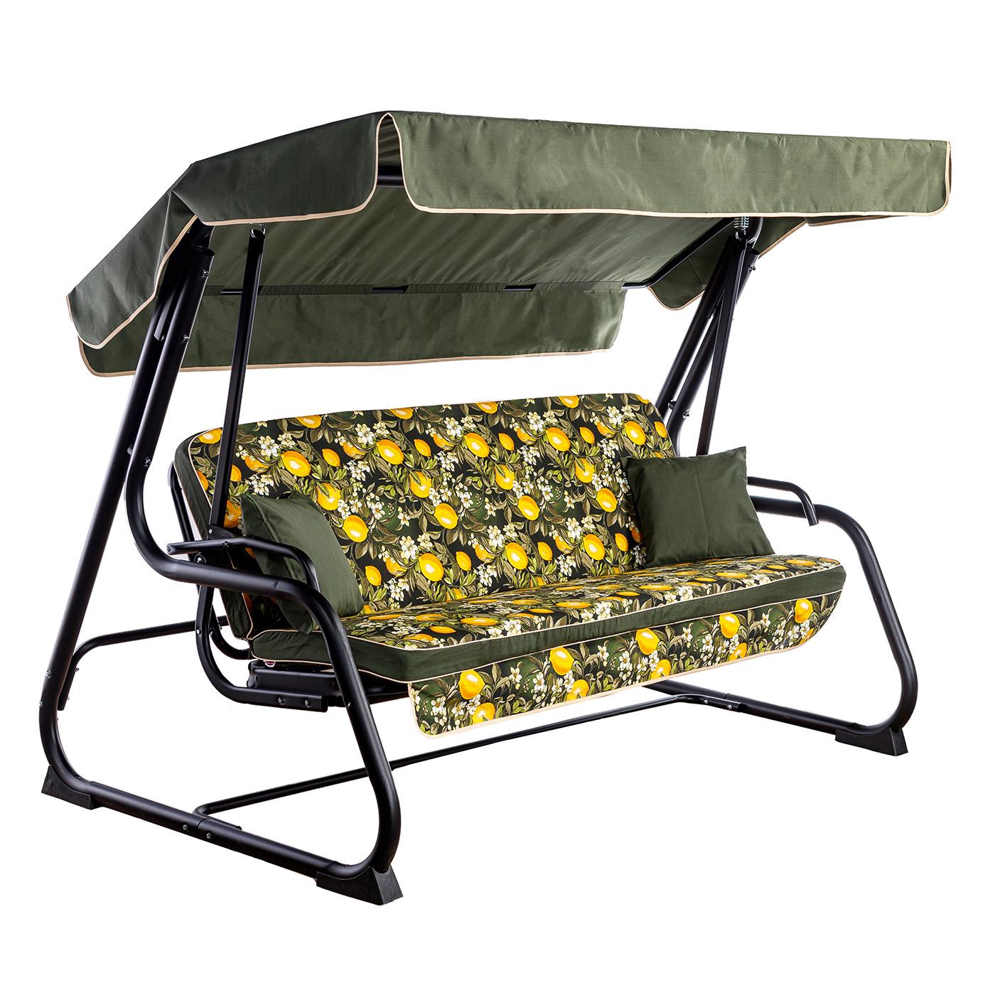 Садовая диван-качалка Ost-Fran VIRGINIA лонета Sprite verde/тексилк 2497 (3767)