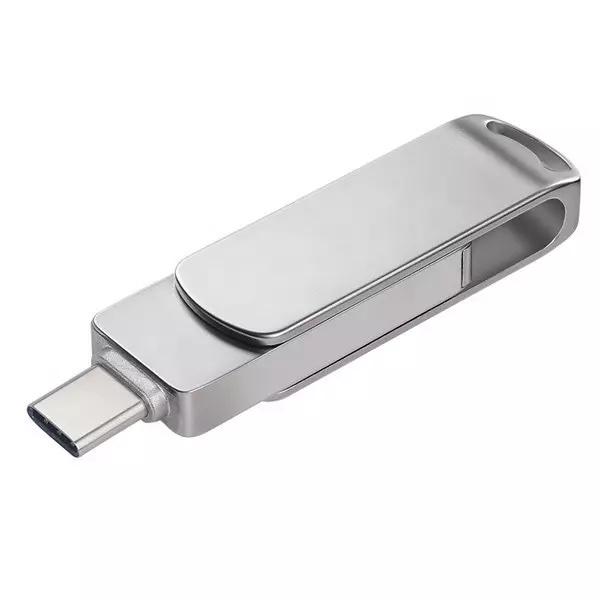 Флеш-накопитель XON FlashDrive MultiConnect 128 Гб Silver (81120128) - фото 6