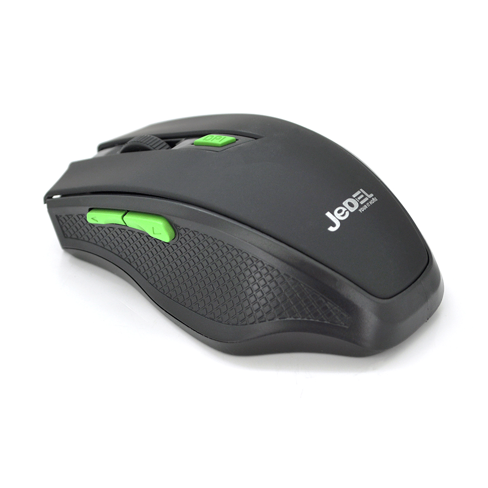 Миша бездротова JEDEL W400 1600DPI 2,4GHz Чорний (YUT_V7313) - фото 2 Миша бездротова JEDEL W400 1600DPI 2,4GHz Чорний (YUT_V7313) - фото 2