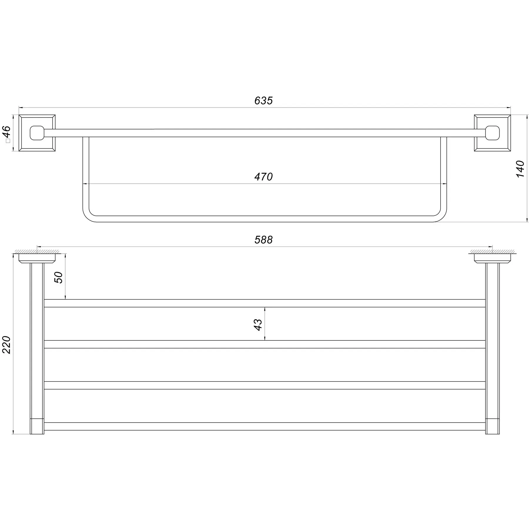 Полиця TOPAZ TKB 9981 (GSR-000021344) - фото 6