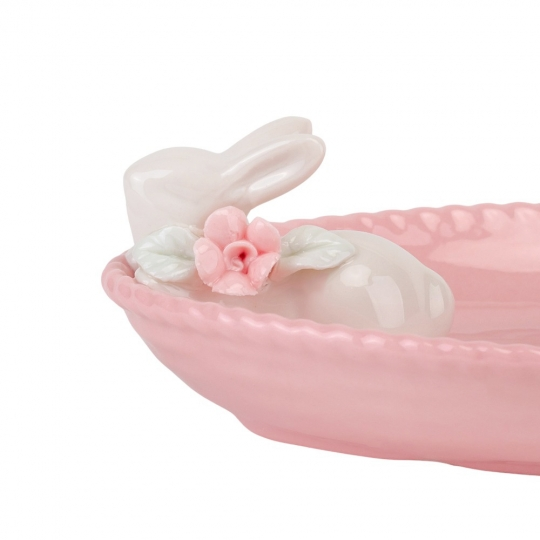 Тарелка Кролик 16 см Розовый (5009-011) - фото 4 Тарелка Кролик 16 см Розовый (5009-011) - фото 4