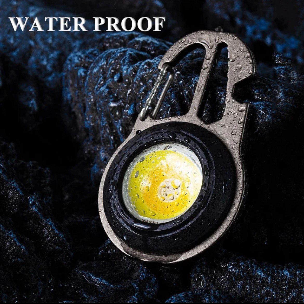 Ліхтар з карабіном W5137 з Type-C 7 режимів освітлення та набір викруток Сірий (2022637678635) - фото 6 Ліхтар з карабіном W5137 з Type-C 7 режимів освітлення та набір викруток Сірий (2022637678635) - фото 6