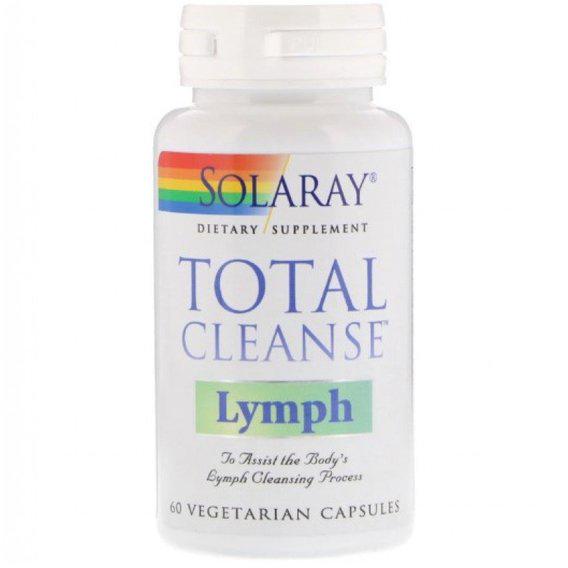 Комплекс для профілактики тиску та кровообігу Solaray Total Cleanse Lymph 60 Veg Caps (SOR-08333)