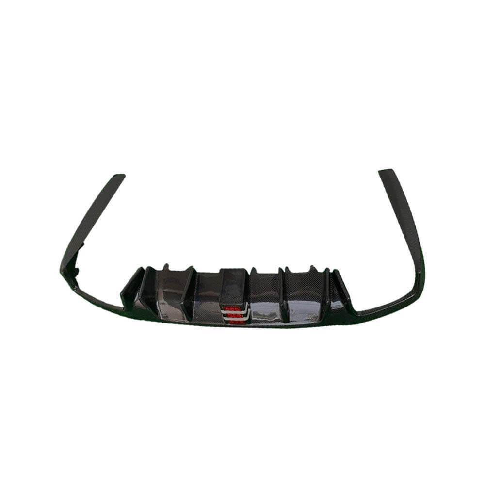 Диффузор заднего бампера DDCarbon для E63 AMG 2020-2023 для Mercedes E-сlass W213 2016-2023 гг. натуральный карбон (147911)