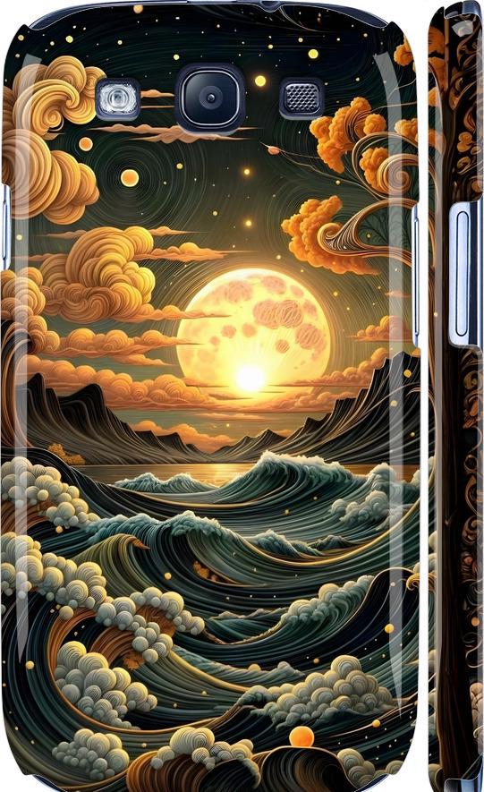 Чехол на Samsung Galaxy S3 i9300 Арт волны (6332c-11-42517)