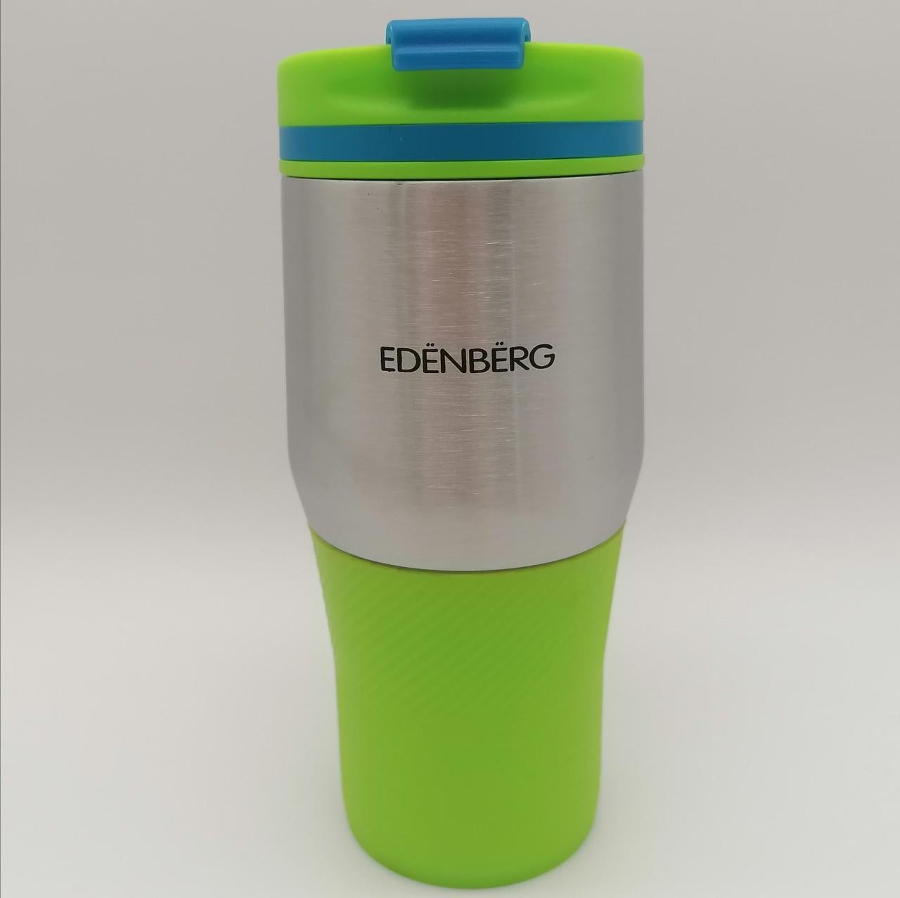 Термокружка Edenberg EB631 с силиконовой вставкой 380 мл Салатовый (33830002)