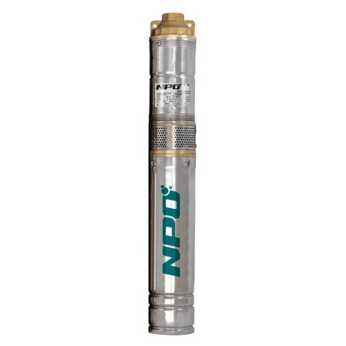 Насос глубинный шнековый NPO QGDa 2,5-60-0,75 кабель 10 м и пульт 1000 Вт