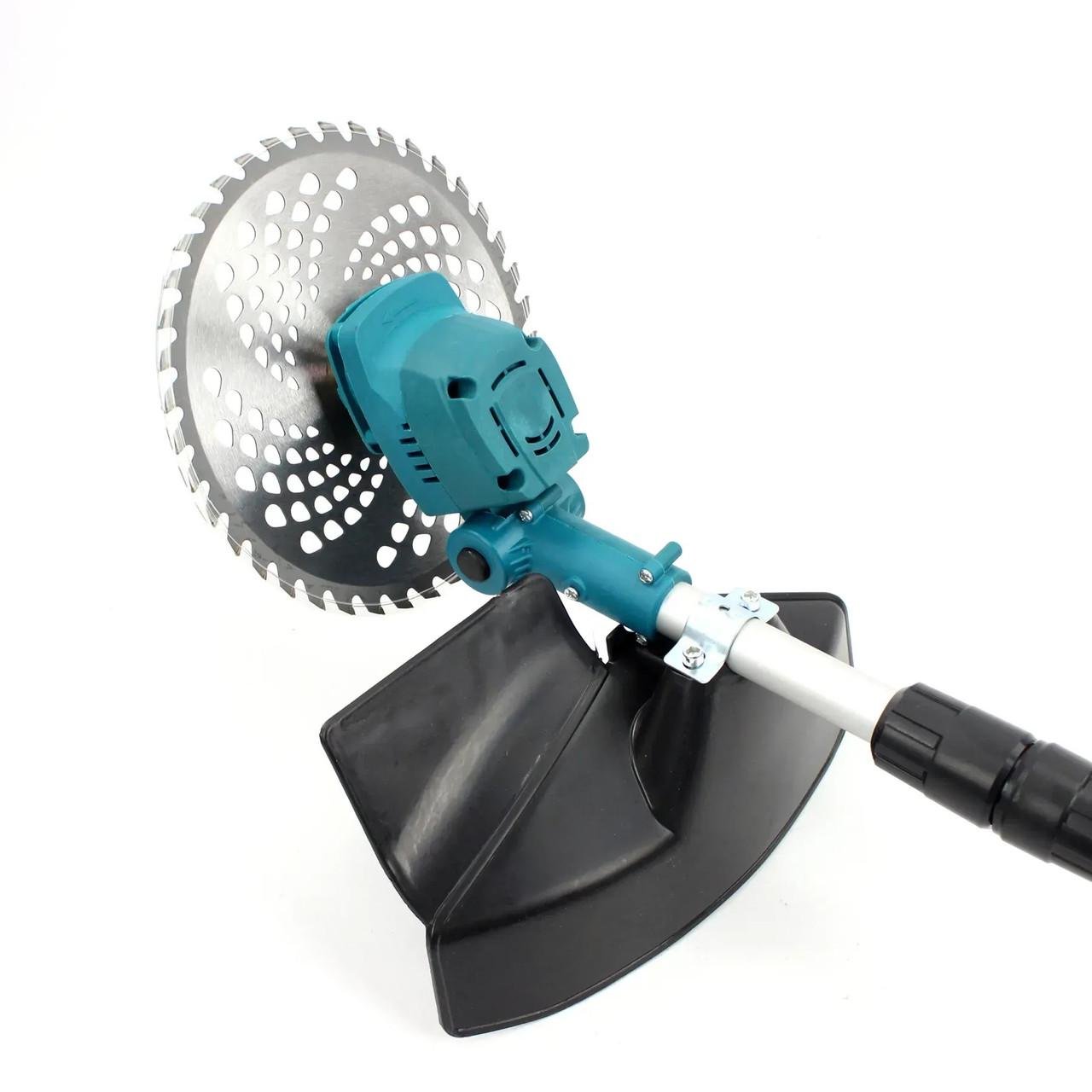 Тример безщітковий для трави з ліскою та ножем THO 48 V акумуляторний з 2 акумуляторами та телескопічною рукояткою - фото 6 Тример безщітковий для трави з ліскою та ножем THO 48 V акумуляторний з 2 акумуляторами та телескопічною рукояткою - фото 6