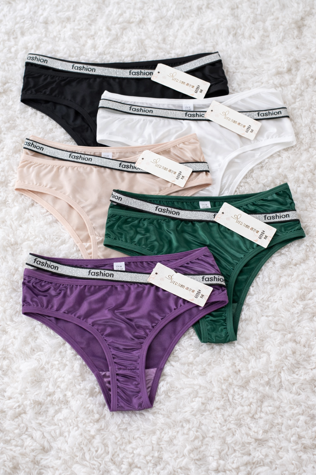 Набір жіночих трусиків з люрексом 5 шт. (6098)