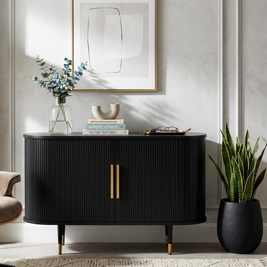Буфет дводверний Sphere Black diamond wood 160 см (15067) Буфет дводверний Sphere Black diamond wood 160 см (15067)